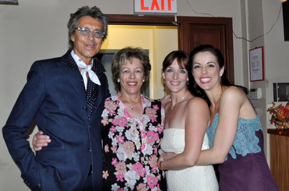 Tommy Tune, Crouch, Julia Murney and Erin Denman at 